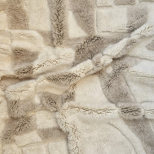 Ivory Moroccan rug, Beni Mrirt rug, Moroccan rug, Berber carpet, Beni ourain, Neutral Area rug, White Grey Wool Rug 4 x 6 ft
