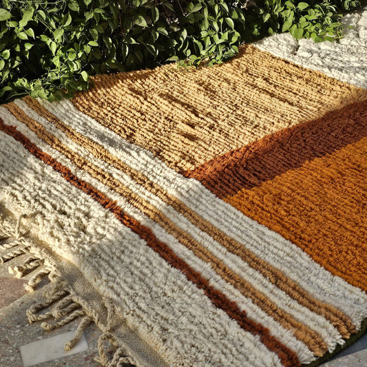 Beni Ourain Moroccan Rug, Berber brown rug, Earth tone rug, Terracotta rug, Beige Moroccan carpet, Rug living room, Custom made rugs 8 x 10